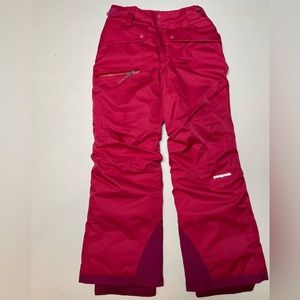 Girls Patagonia snow pants size 10